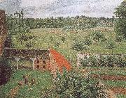 Camille Pissarro scenery out the window France oil painting artist